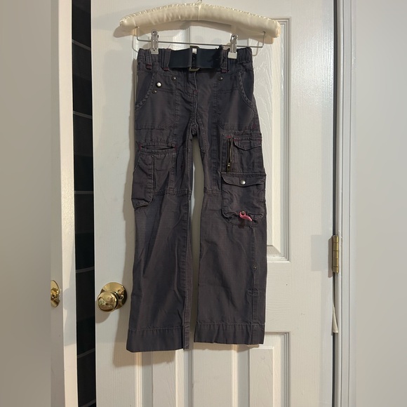 DKNYC Kids Cargo Pants in Dark Gray - Picture 1 of 4